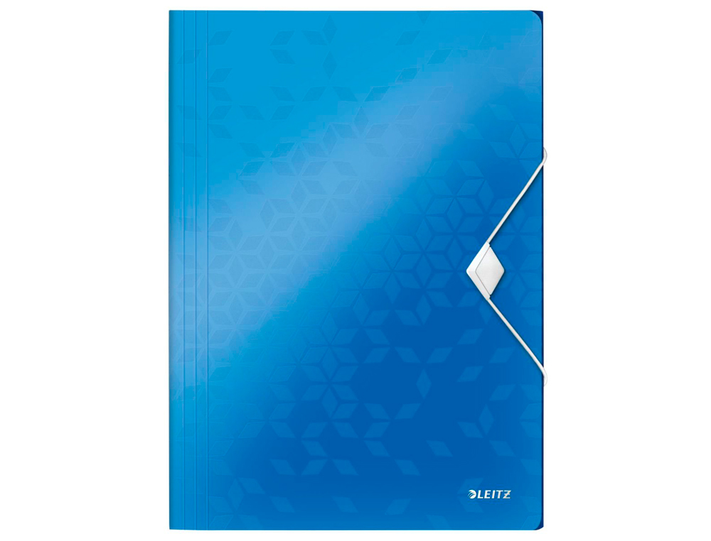 Carpeta leitz wow gomas solapas polipropileno din a4 color azul