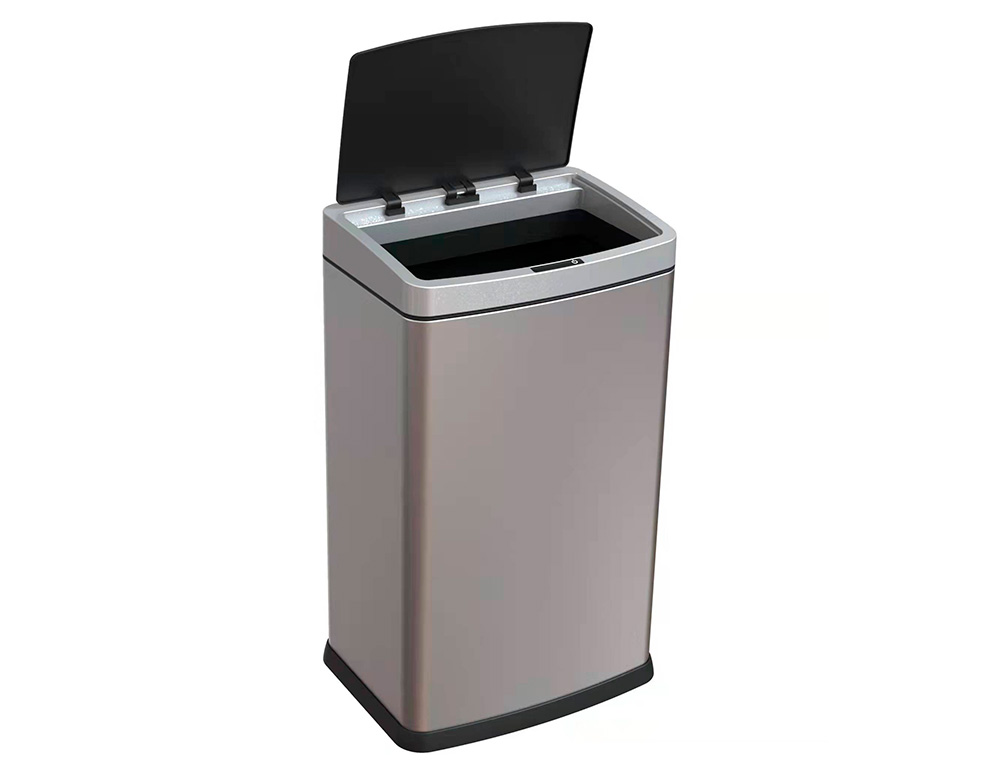 CESTO DE PAPEIS Q-CONNECT METALICO COM SENSOR AUTOMATICO CAPACIDADE 60 LITROS