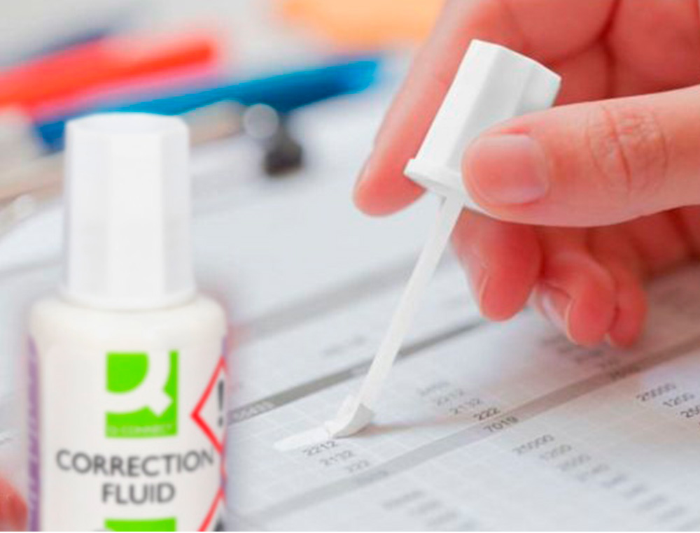 CORRECTOR Q-CONNECT APLICADOR ESCUMA POT 20 ML
