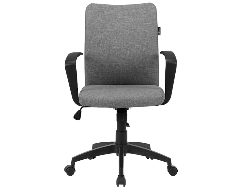 SILLA GIRATORIA Q-CONNECT BASE NYLON REGULABLE EN ALTURA 895+110MM ALTO 580MM ANCHO 550MM PROFUNDIDAD GRIS