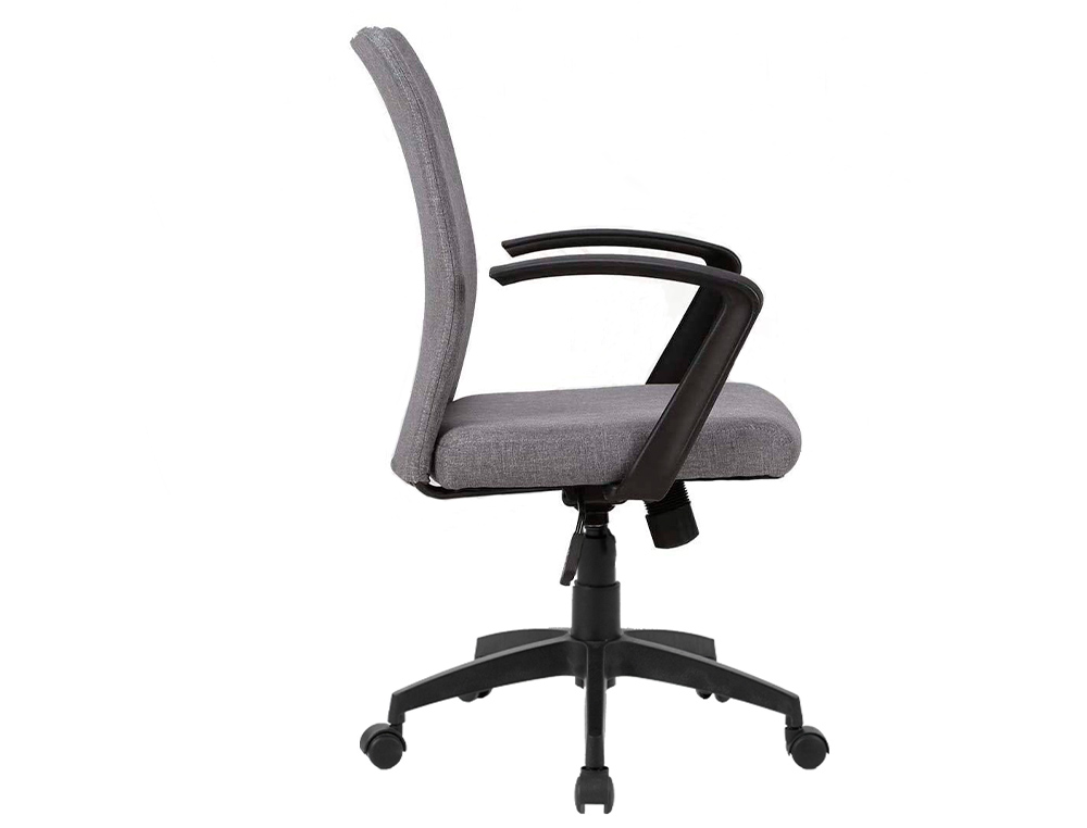 SILLA GIRATORIA Q-CONNECT BASE NYLON REGULABLE EN ALTURA 895+110MM ALTO 580MM ANCHO 550MM PROFUNDIDAD GRIS