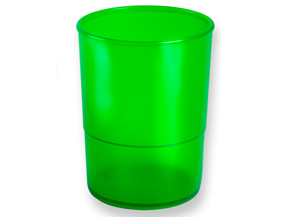 PORTA LAPIS Q-CONNECT PLASTICO VERDE TRANSLUCIDO