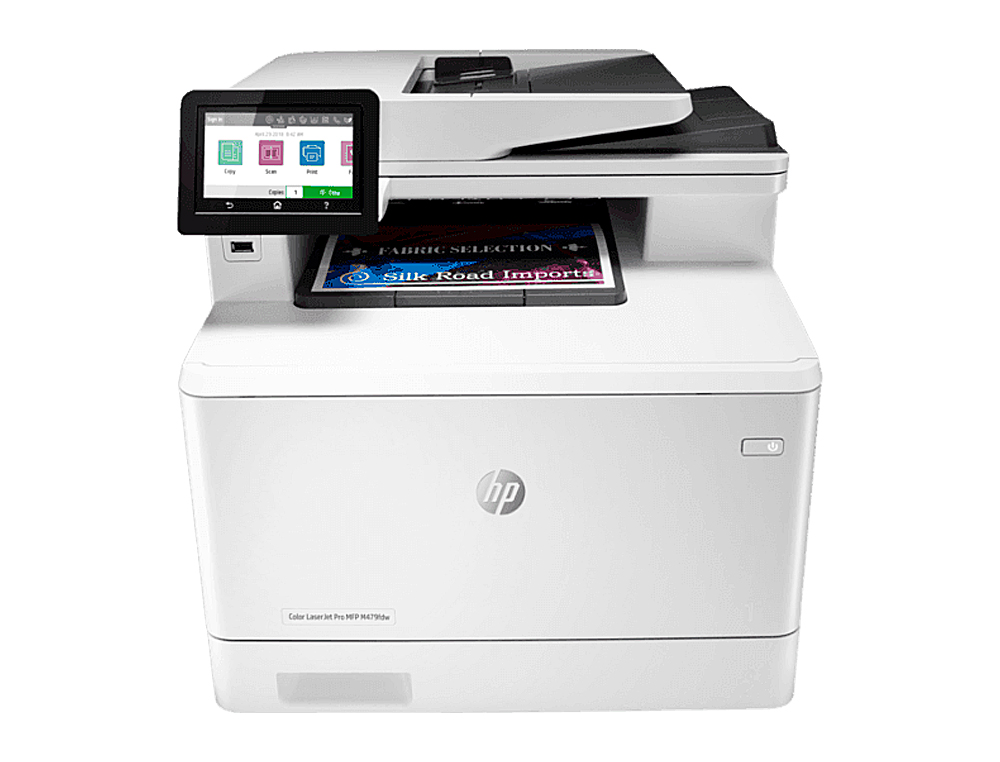 Equipo multifuncion hp laserjet color pro mfp m479fdn 27 ppm a4 impresora copiadora usb 2.0 lan bandeja