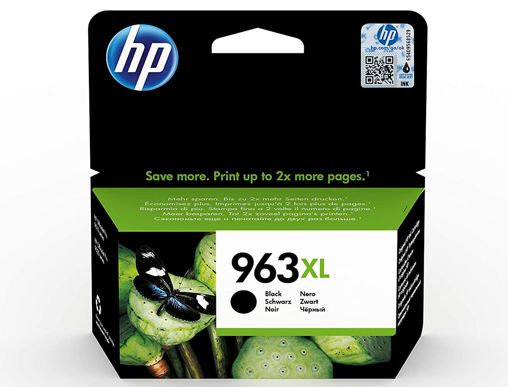 Ink-jet hp 963 xl officejet pro 9010 / 9020 / 9022 / 9023 / 9025 negro 2000 paginas