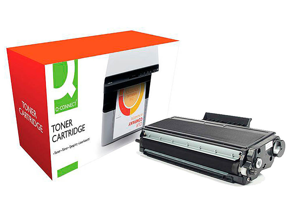 Toner compatible q-connect brother tn3480 hl-l5000 / l5100 / l5200 / l6300 / l6400 negro 8000 paginas