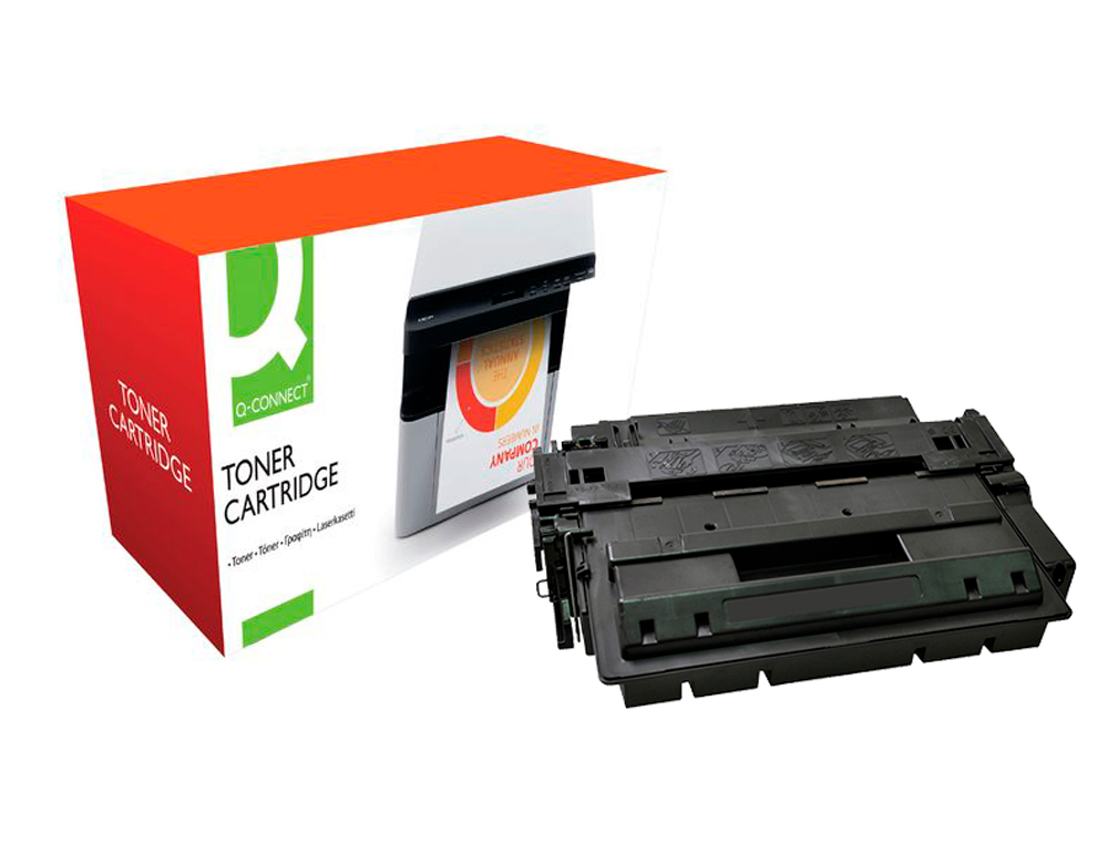 Toner compatible q-connect canon c724-hy i-sensys lbp 6750 / 6780 alto rendimiento negro 12500 paginas