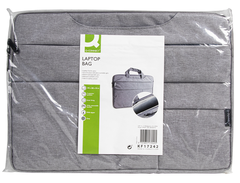 FUNDA PARA PORTATIL Q-CONNECT 15,6