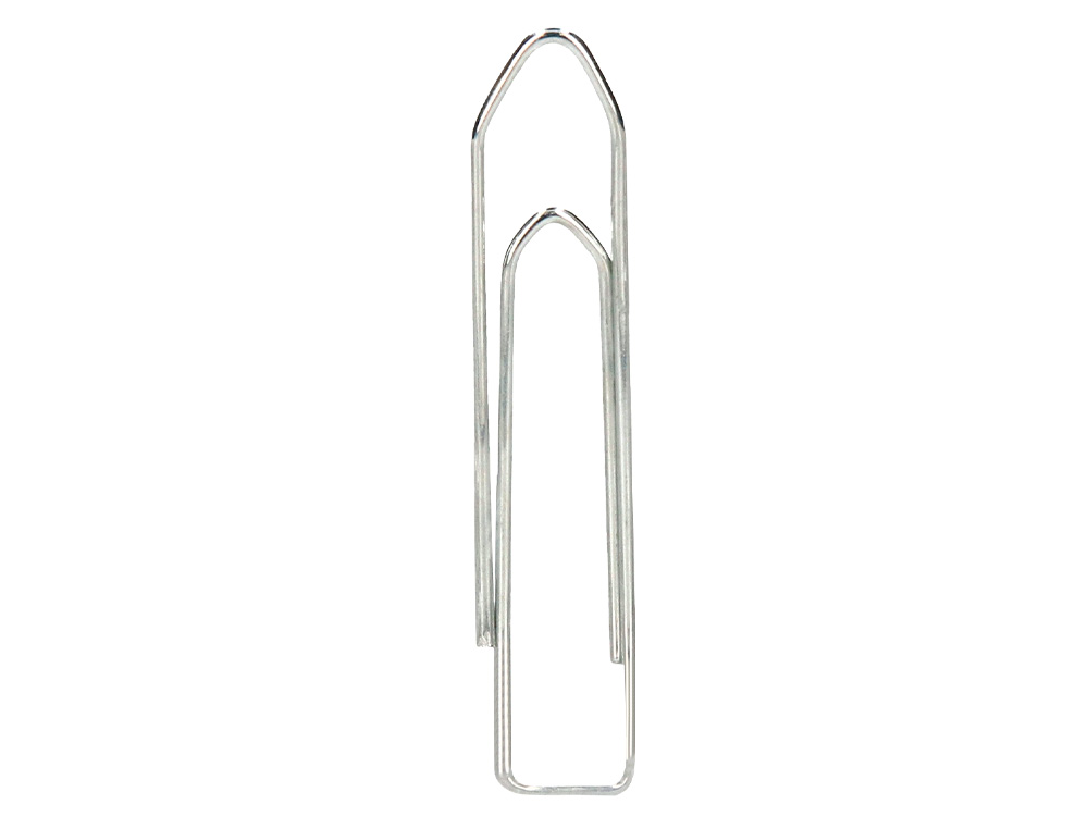CLIPS NIQUELADOS Q-CONNECT Nº4 50 MM CAJA DE 100 UNIDADES
