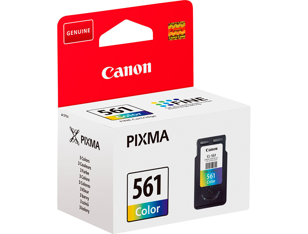 Ink-jet canon 561 pixma ts5350 / ts5351 / ts5352 / ts5353 180 pack amarillo cian magenta 180 paginas