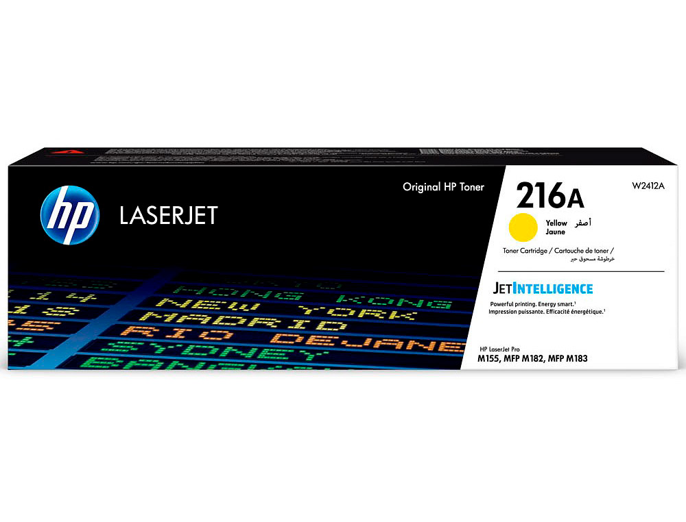 Toner hp 216a laserjet pro m155 / mfp m182n /mfp m183fw amarillo 850 paginas