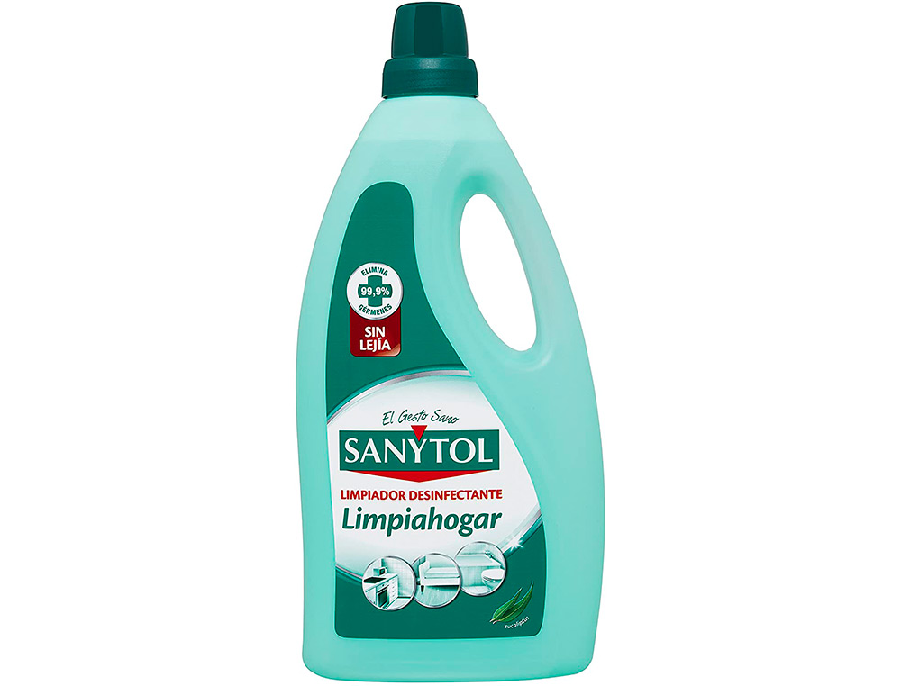 Limpiador desinfectante sanytol limpiahogar multisuperficies bote de 1200 ml