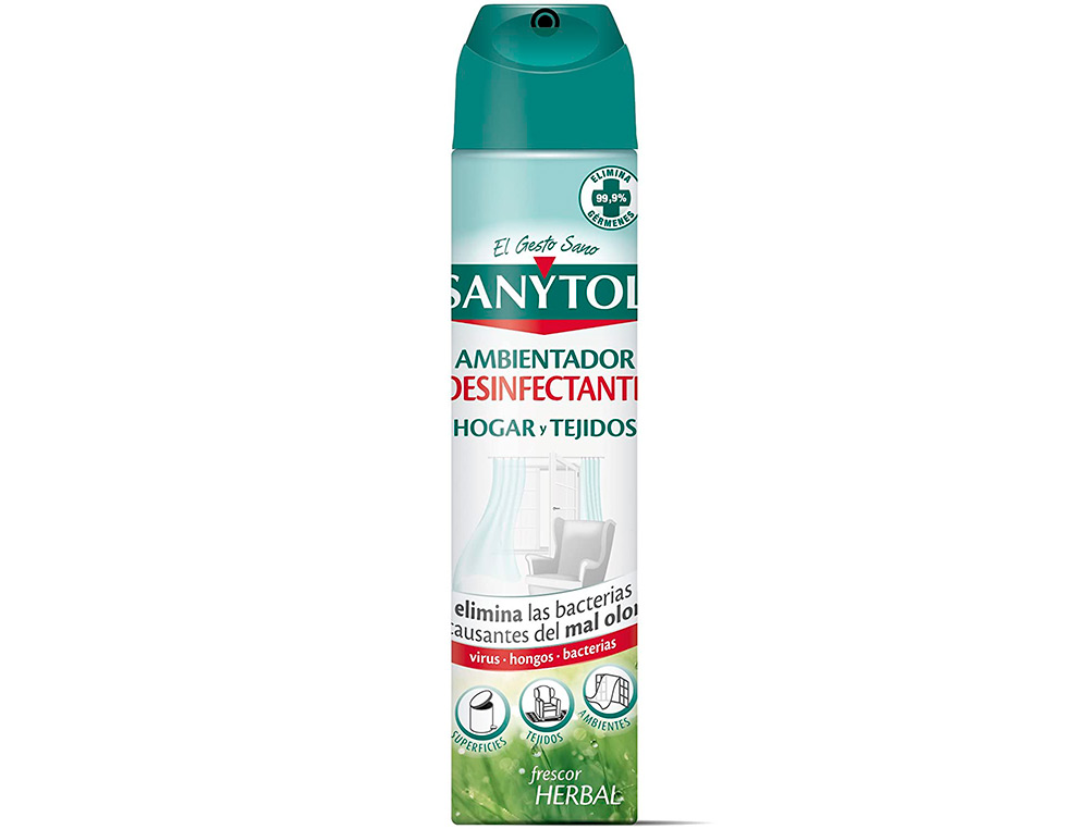 Pack de 6 desinfectantes para hogar y tejido SANYTOL 300 ml