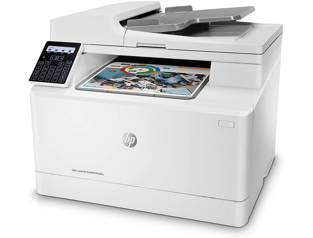 Equipo multifuncion hp color laserjet pro mfp m183fw fax ethernet wifi 16 ppm bandeja 150 hojas escaner copiadora