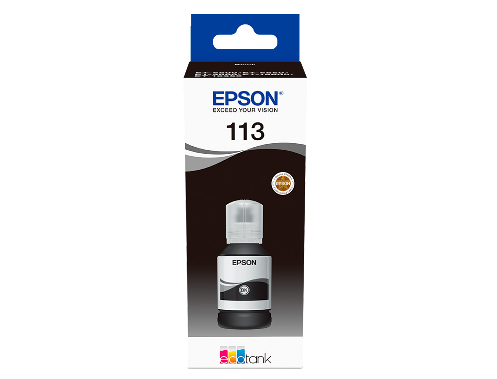 Ink-jet epson ecotank 113 series negro