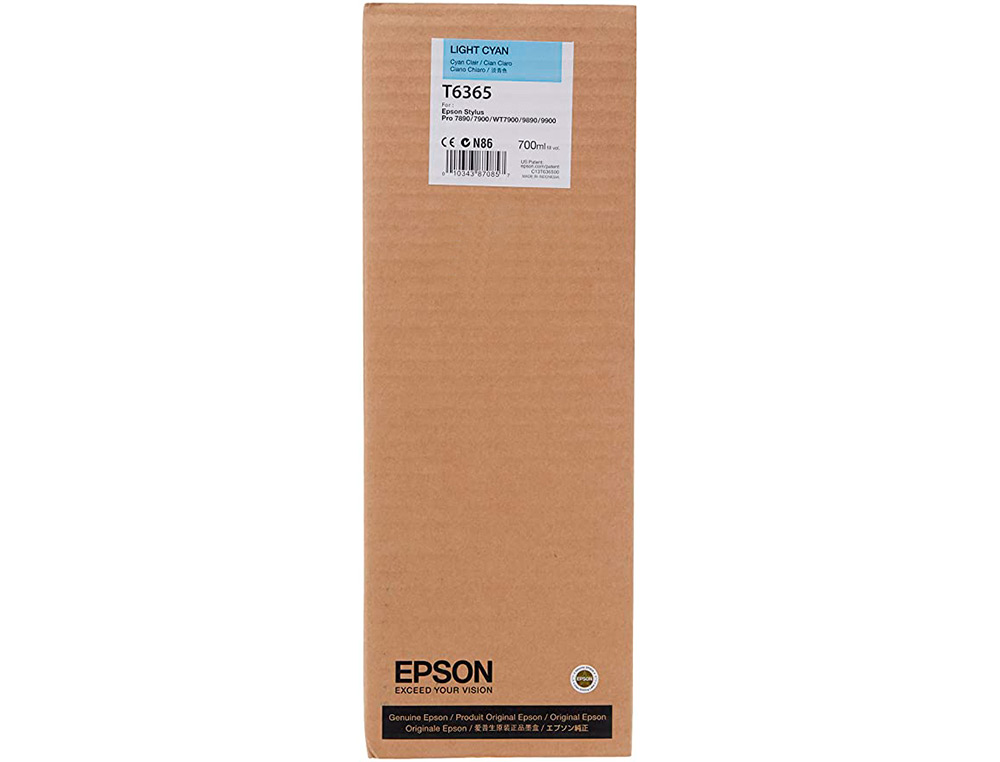 Ink-jet epson gf stylus photo 7900/9900 cian claro alta capacidad