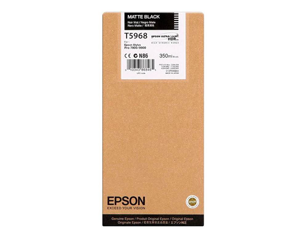 Ink-jet epson gf stylus photo 7900/9900 negro mate