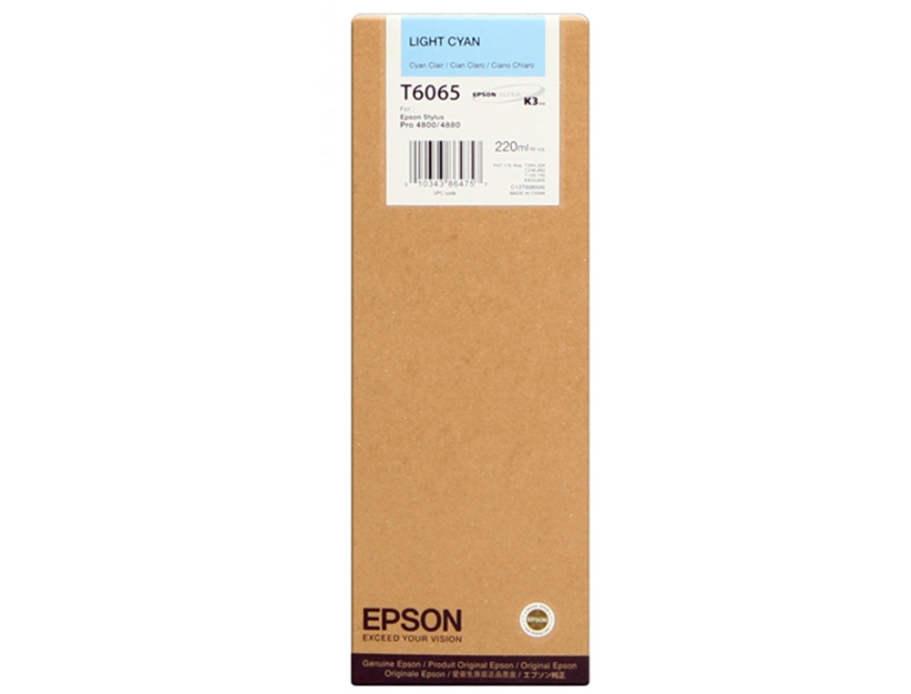 Ink-jet epson gf stylus pro 4880/4800 cian claro