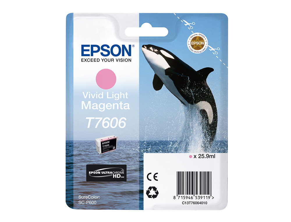 Ink-jet epson surecolor sc-p600 magenta vivo claro