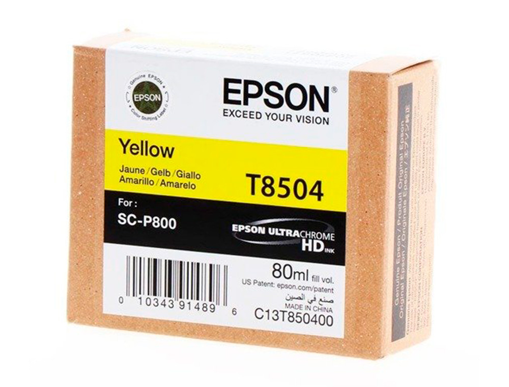 Ink-jet epson surecolor sc-p800 amarillo