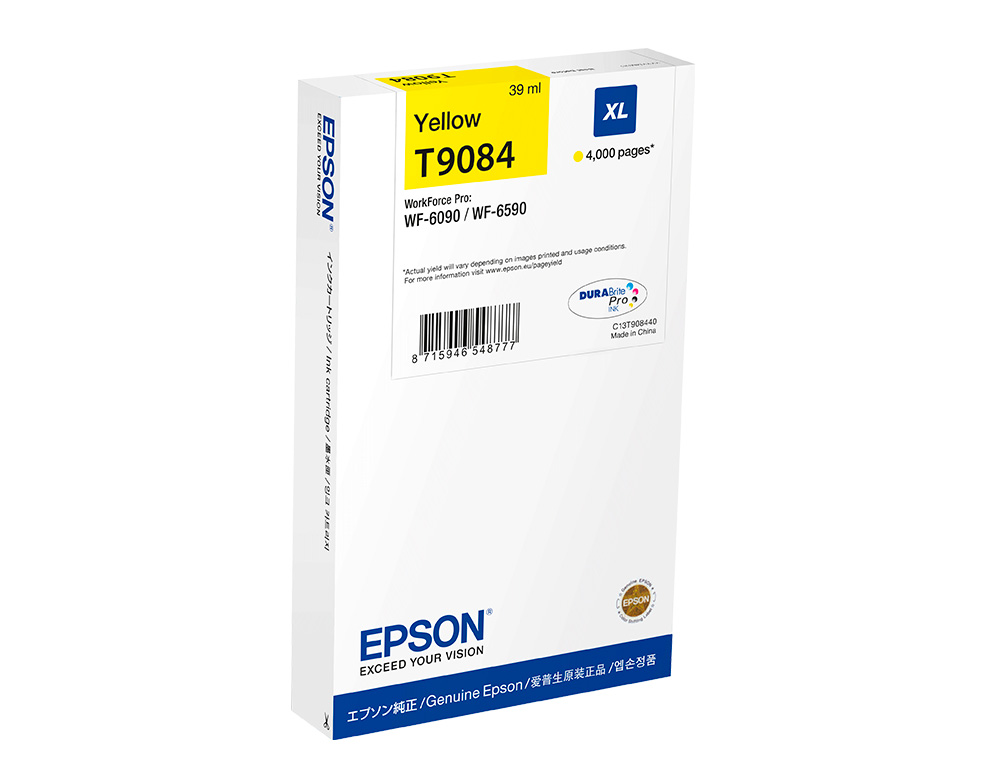 Ink-jet epson wf-6590dwf/wf-6090dw amarillo xl