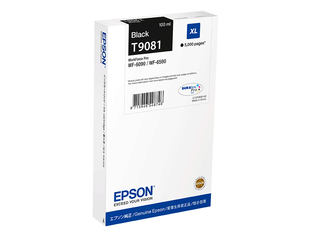 Ink-jet epson wf-6590dwf/wf-6090dw negro xl