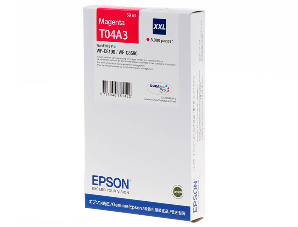 Ink-jet epson wf-c8190 / wf-c8690 xxl magenta