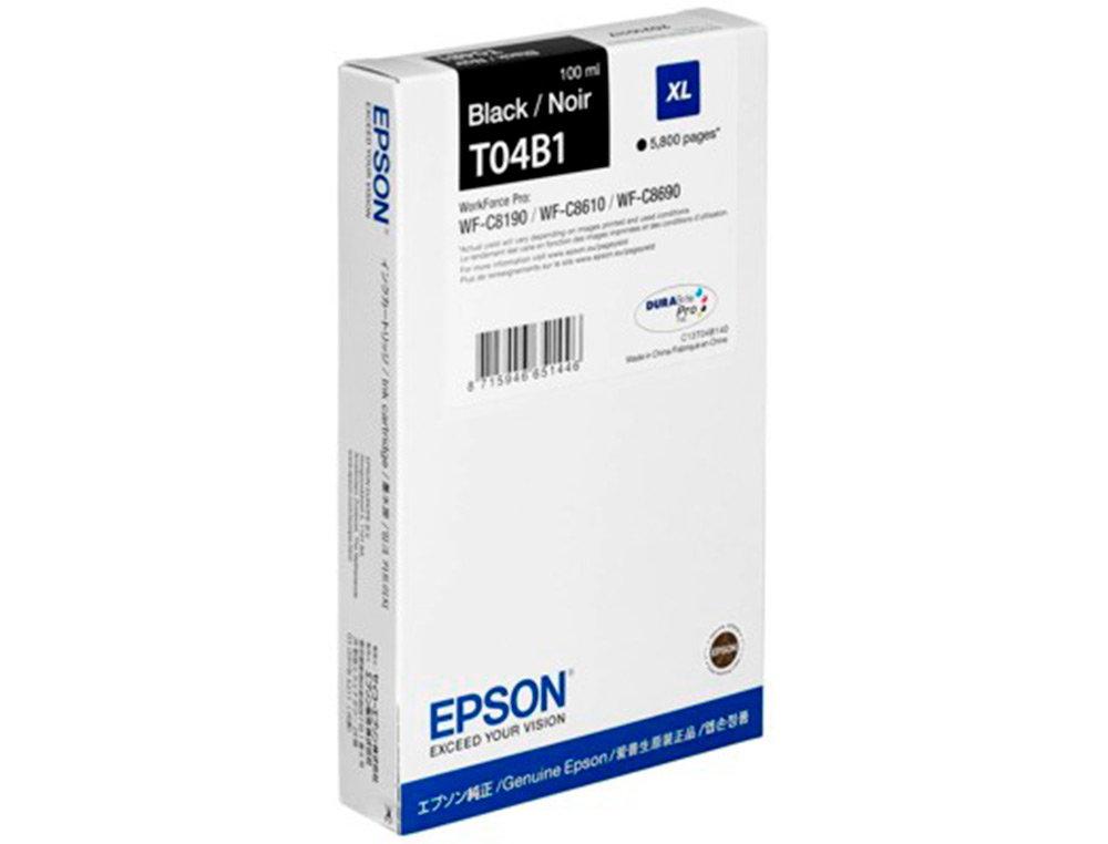 Ink-jet epson wf-c81xx / wf-c86xx xl negro