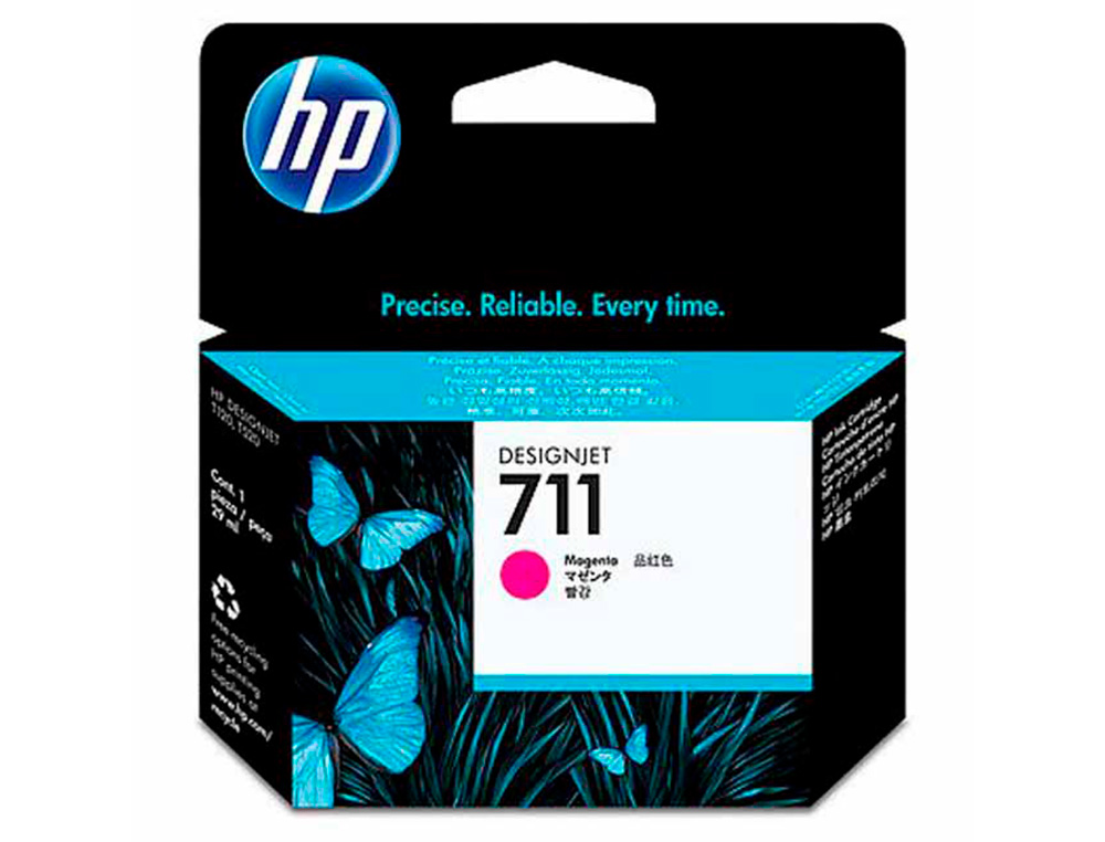 Ink-jet hp designjet t120/t520 magenta n 711 pack 3/1000 paginas