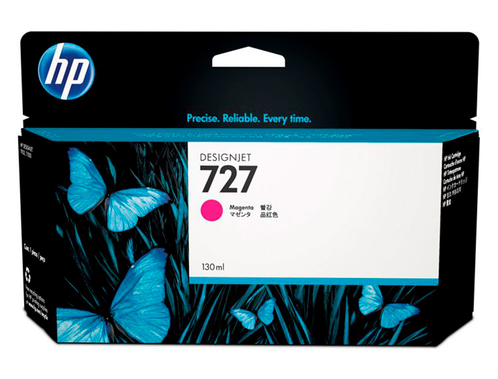 Ink-jet hp designjet t920/t1500 n 727 magenta alta/1000 paginas