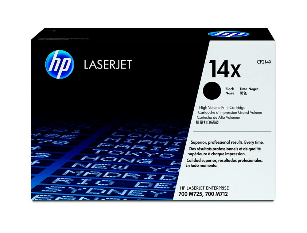 Toner hp cf214x negro /15.000 paginas/enterprise 700 m712 m725á