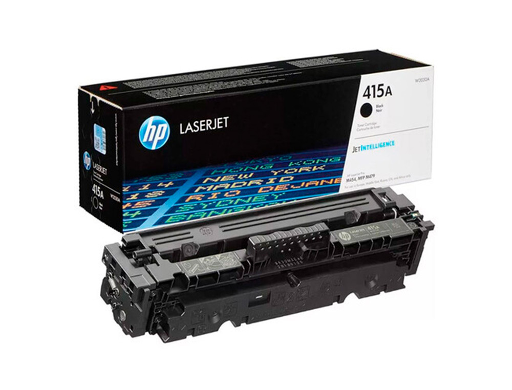 Toner hp 415a para hp color laserjet pro m454 mfp m479 negro 2400p