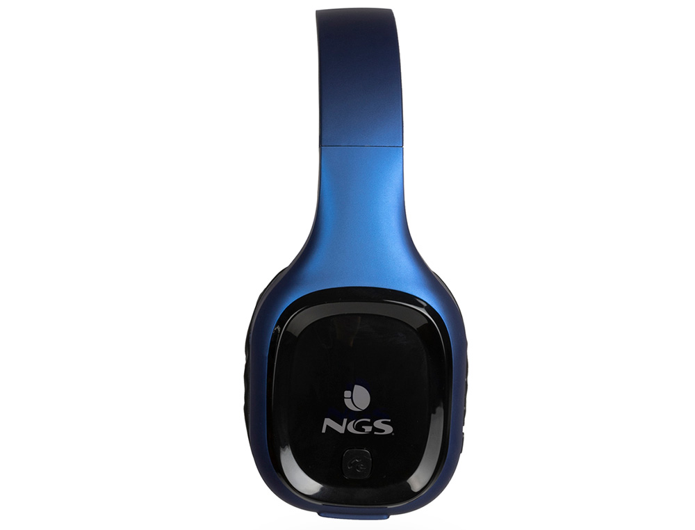 Auricular ngs artica sloth bluetooth 5.0 con microfono diadema ajustable bateria 10 horas color azul