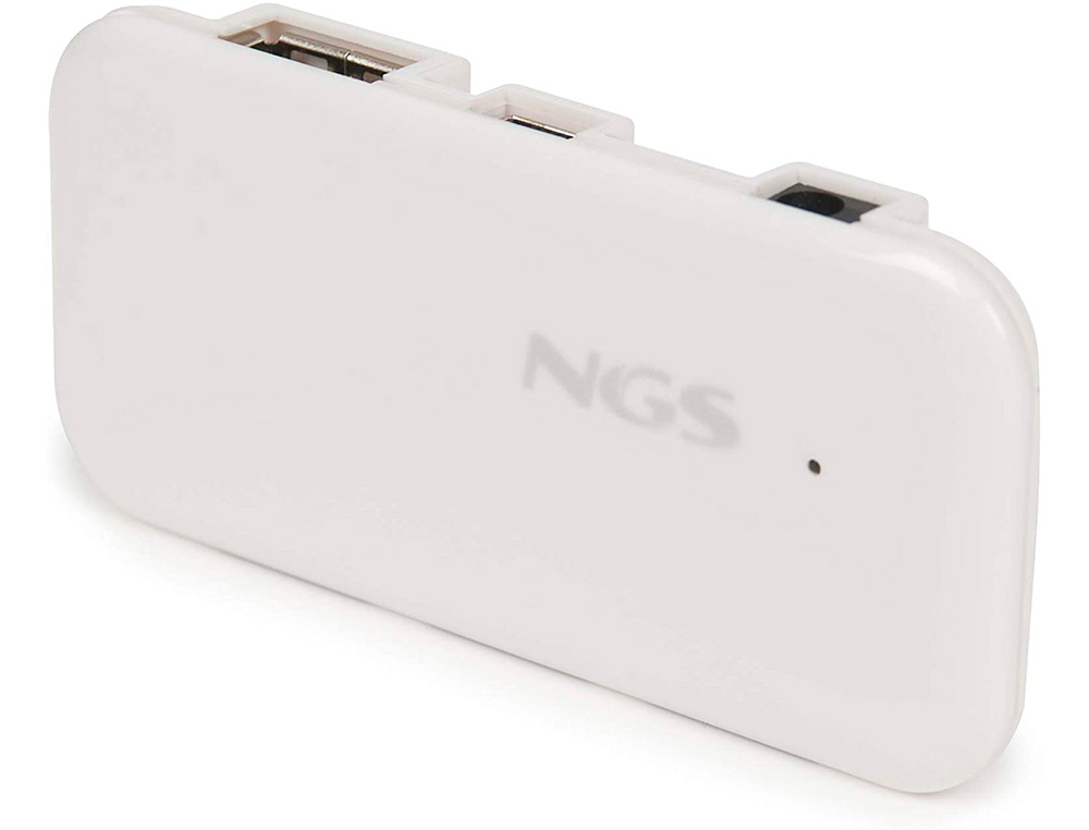 Hub usb 2.0 ngs ihub con 4 puertos color blanco