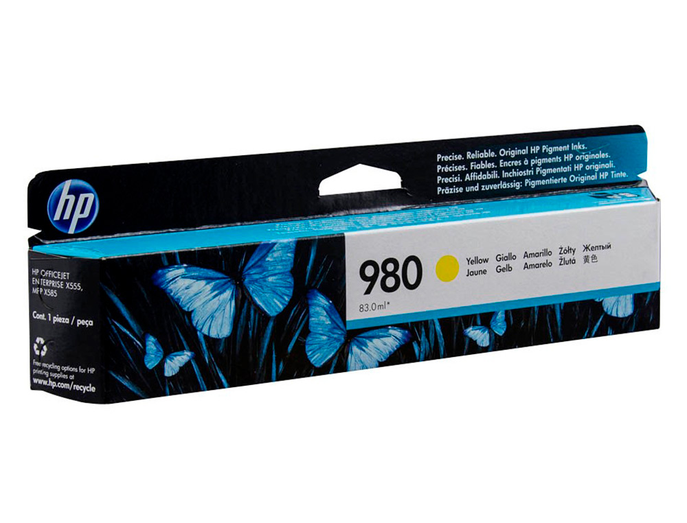 Toner hp empresa x585 amarillo n 980