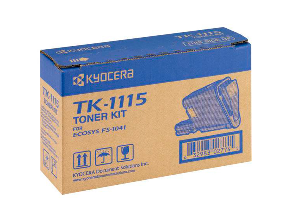 Toner kyocera -mita fs-1041 / 1220mfp / 1320mfp negro tk1115