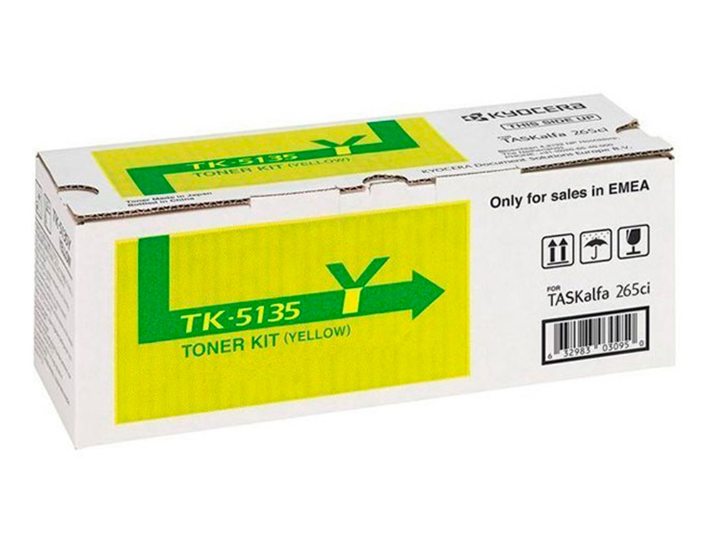 Toner tk5135y kyocera -mita taskalfa 265ci toner amarillo