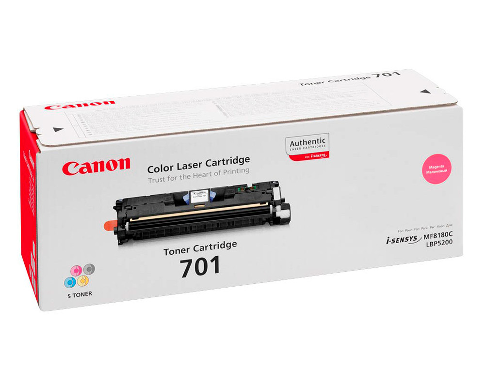 Toner canon 701mh lbp5200 mf8100 mf8180 magenta