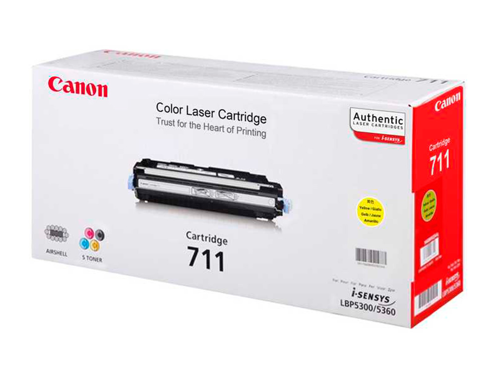 Toner canon 711y lbp5300 lbp5360 amarillo