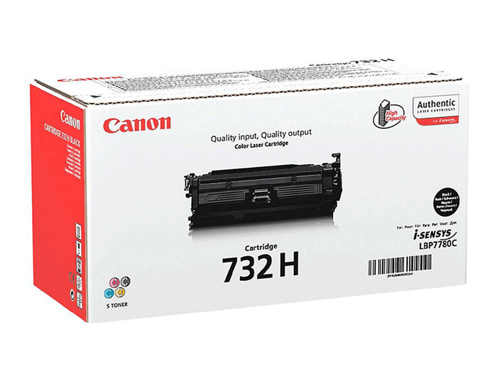 Toner canon 732b hc lbp7780 negro