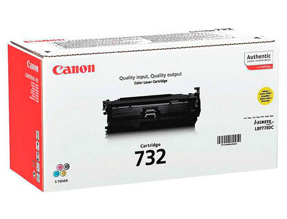 Toner canon 732y lbp7780 amarillo