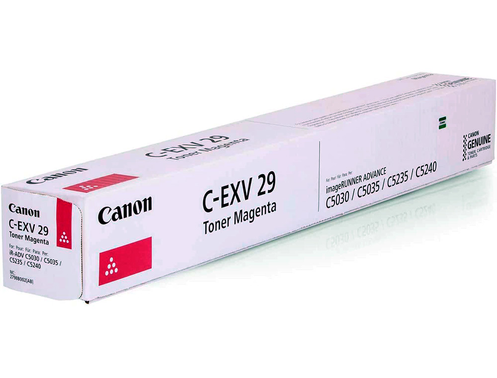 Toner canon exv29m irc5030 irc5035 magenta