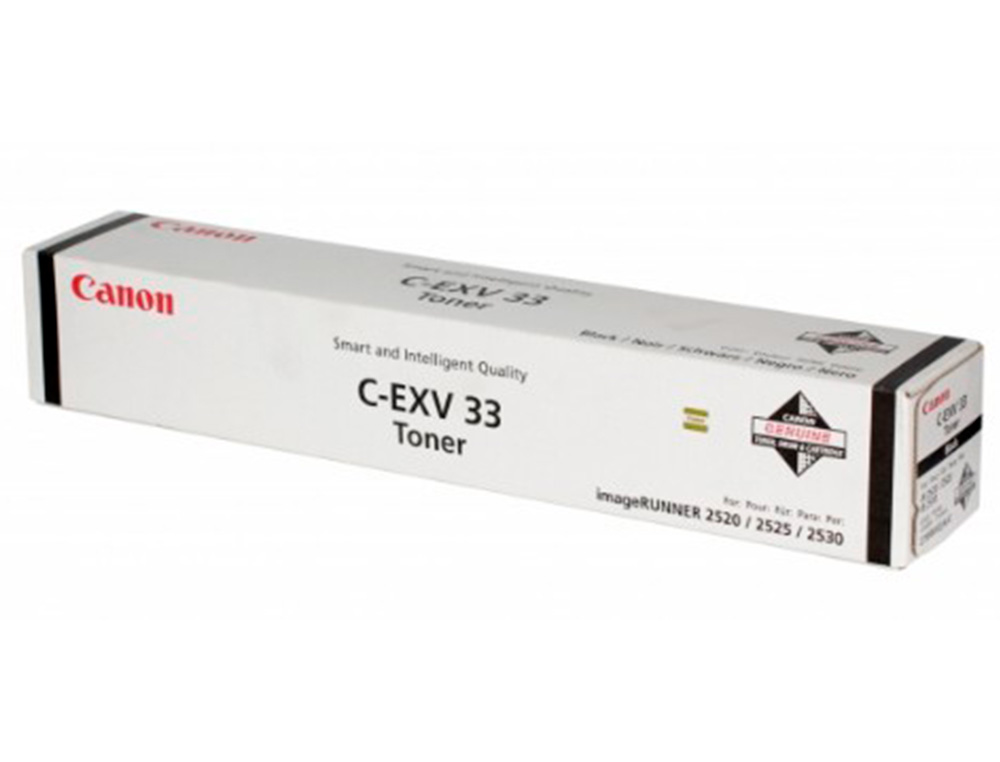 Toner canon exv33 ir2520 ir2525 ir2530 negro