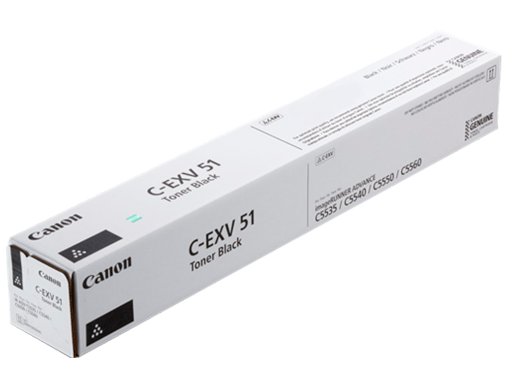 Toner canon exv51 ir c5335 c5540 c55000 negro