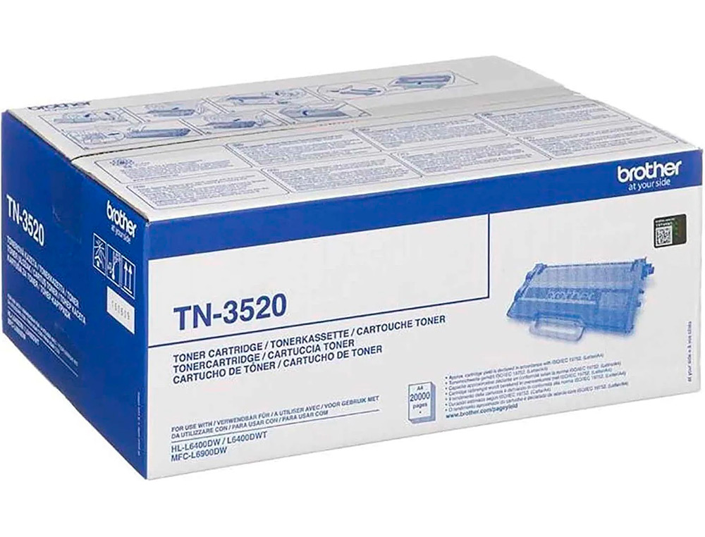 Toner brother hll6400dw 20000 paginas negro