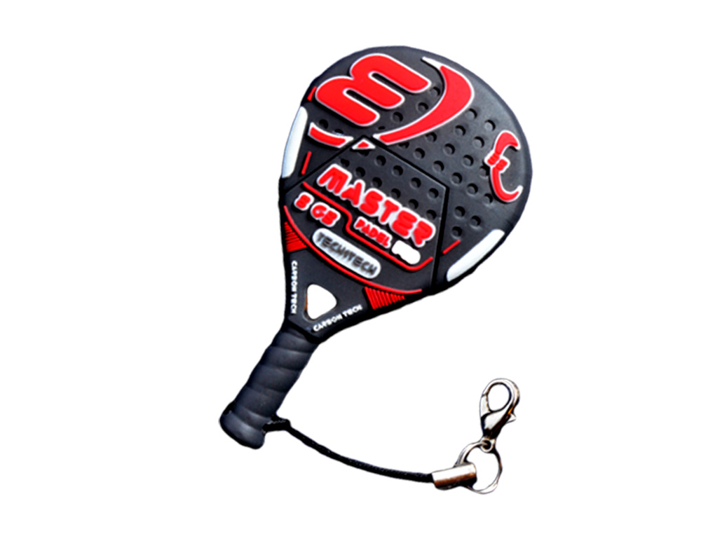 Memoria usb tech on tech raqueta padel roja 32 gb