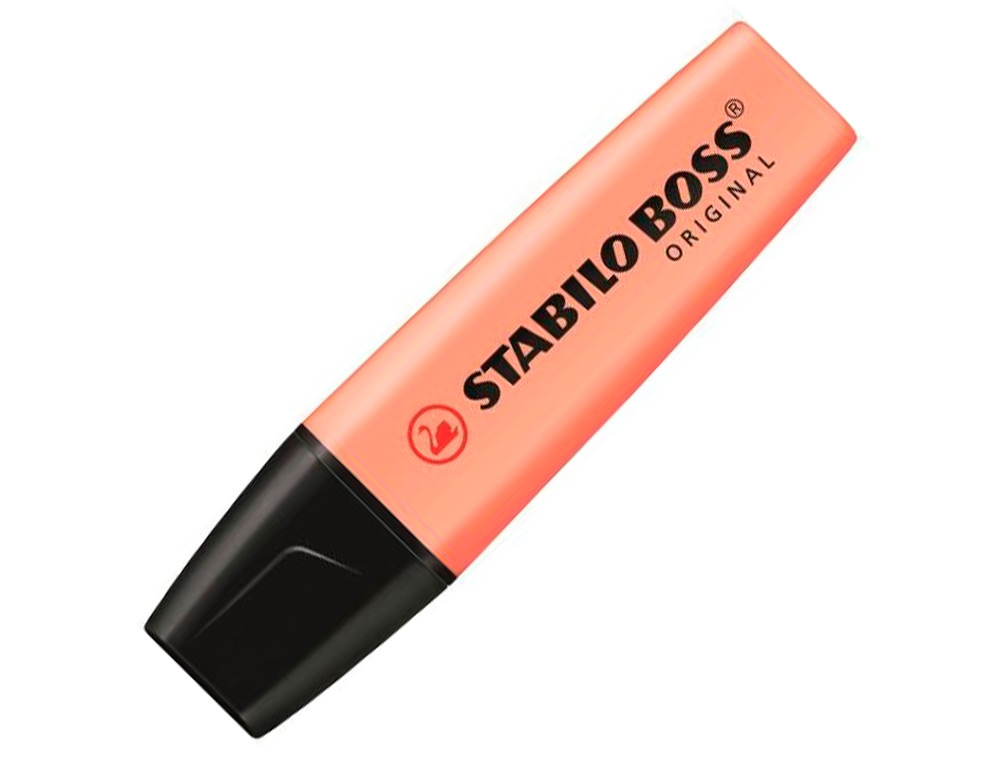 Rotulador stabilo boss fluorescente 70 pastel naranja palido