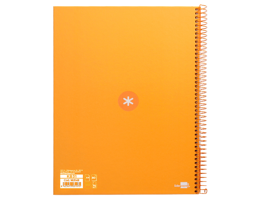 CADERNO ESPIRAL A4 MICRO ANTARTIK CAPA FORRADA 80F 90 GR HORIZONTAL 1 BANDA 4 FUROS COR MOSTARDA