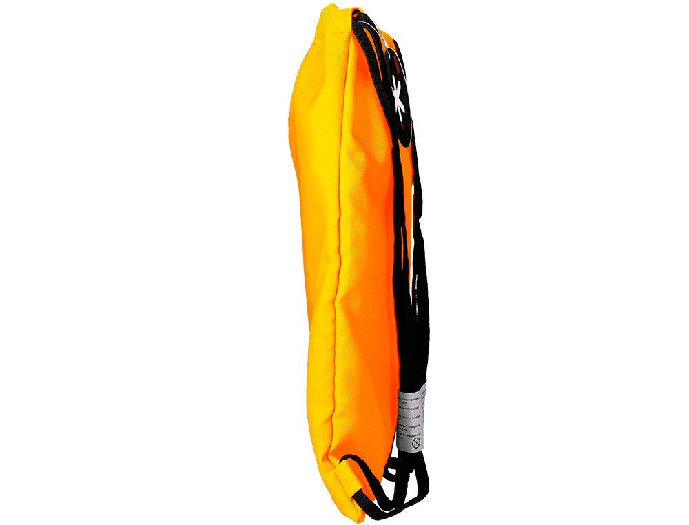 MOCHILA SACO PLANO ANTARTIK BOLSILLO INTERIOR CON CREMALLERA COLOR MOSTAZA 350X400 MM