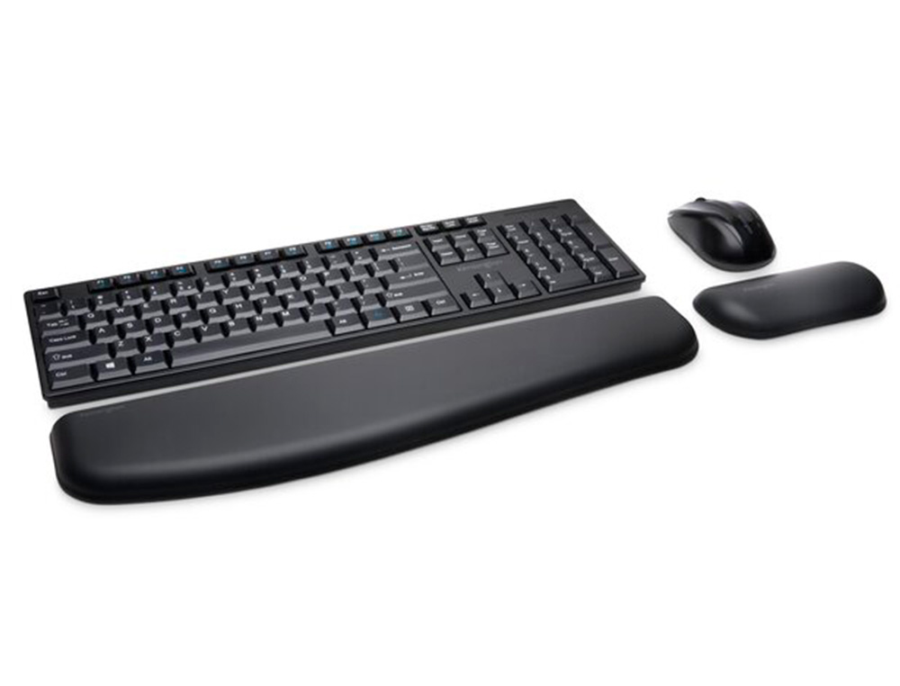SET TECLADO Y RATON KENSINGTON INALAMBRICO PRO FIT QWERTY NEGRO