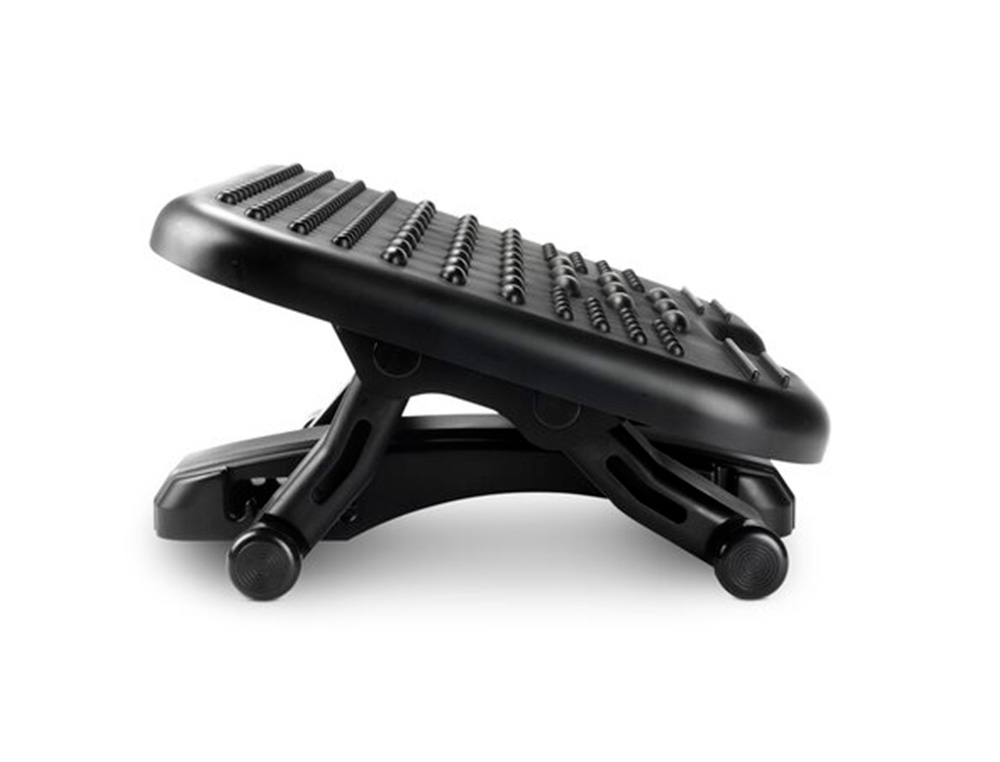 Reposapies kensington solemassage 5 alturas ajustables color negro